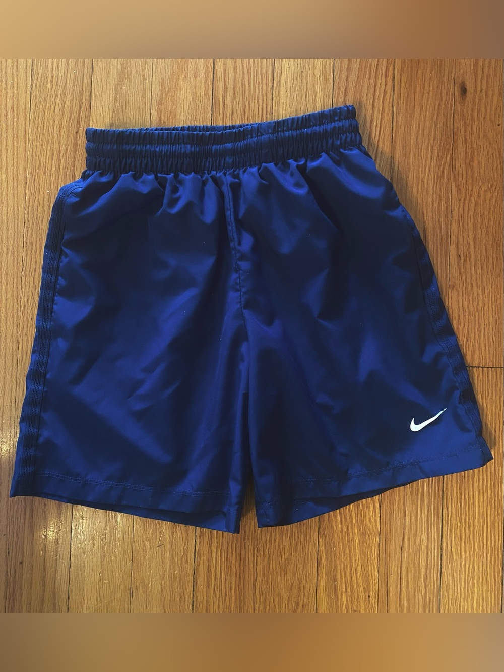 Nike Kids' size small Navy Blue Dri Fit Athletic Shorts